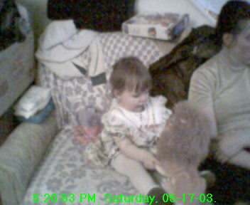 Rebecca with Lion